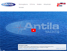 Tablet Screenshot of antila-yachts.pl